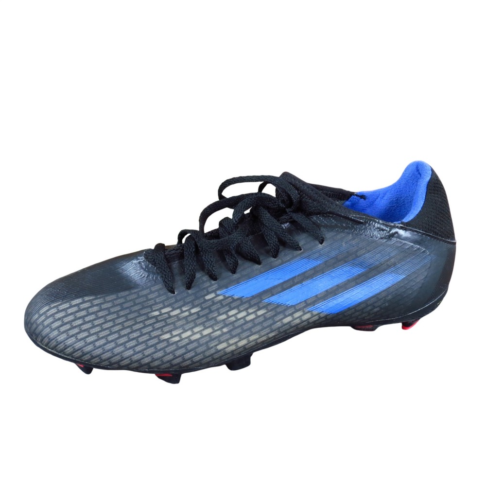 Adidas X Speedflow.3 FG Mens Soccer Cleats 9.5 Firm Ground Black Blue FY3296